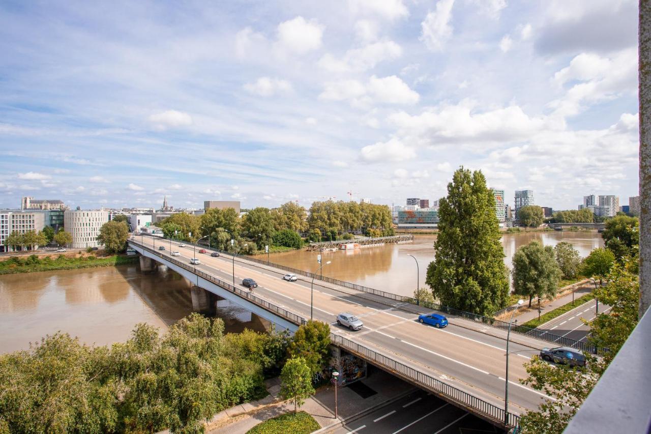 Apartament Escapade Sur L'Ile De Nantes Avec Vue Sur La Loire Zewnętrze zdjęcie